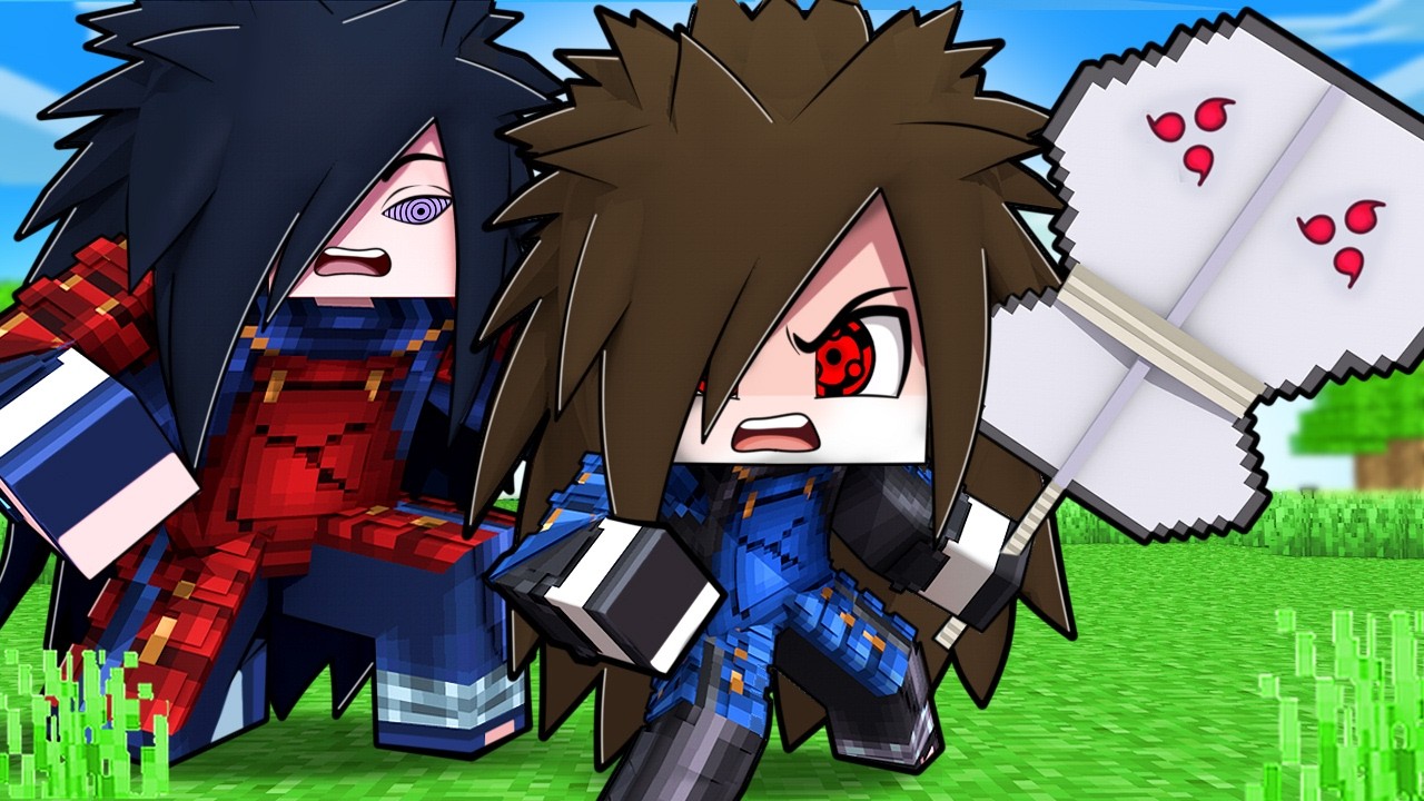 O FILHO de MADARA UCHIHA no NARUTO Minecraft !