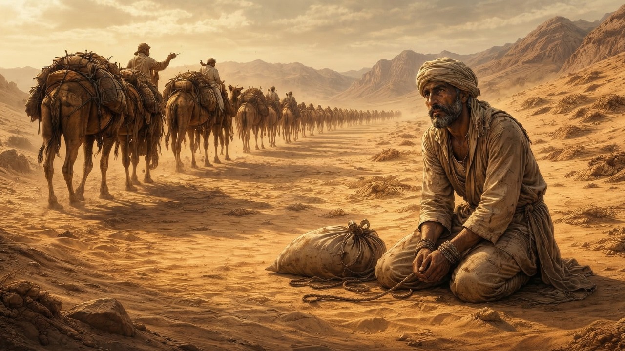 قصة الرجل الذي اتهموه بخيانة القافلة وتركوه في الصحراء… لكن ما فعله هناك غيّر تاريخ التجارة!