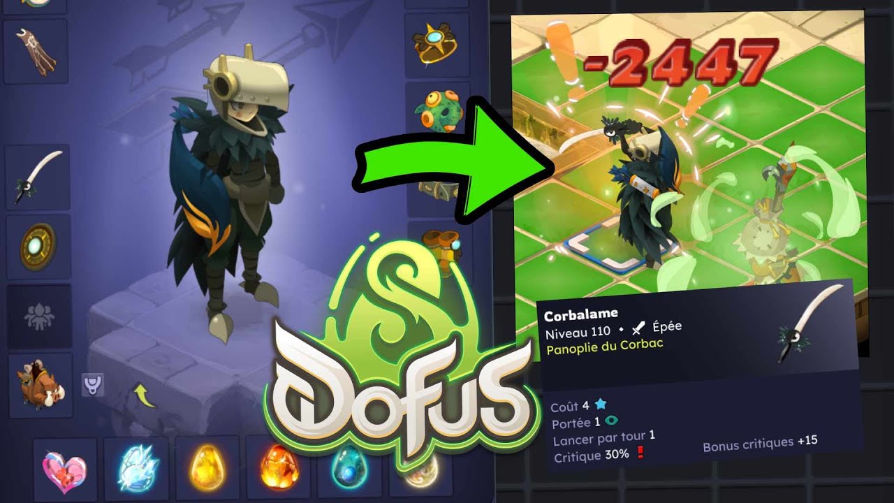-2400 LE CAC LV 110 ?! nouveau stuff cr&acirc; CORBALAME SUR DOFUS 3