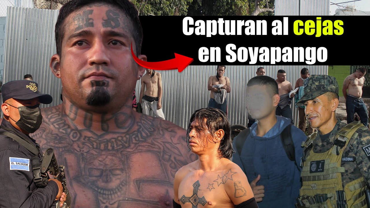 EN SOYAPANGO CAPTURARON AL CEJAS JEFE LA MARA