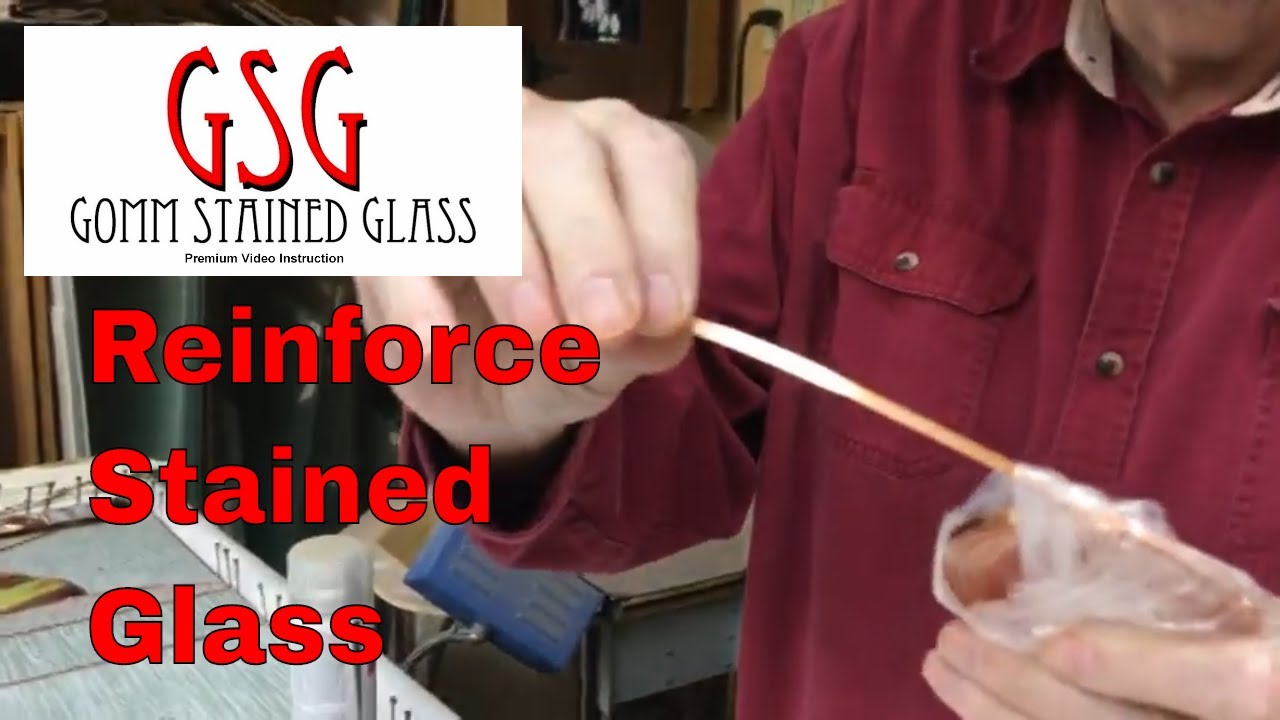 How To Reinforce Stained Glass Using Restrip V293
