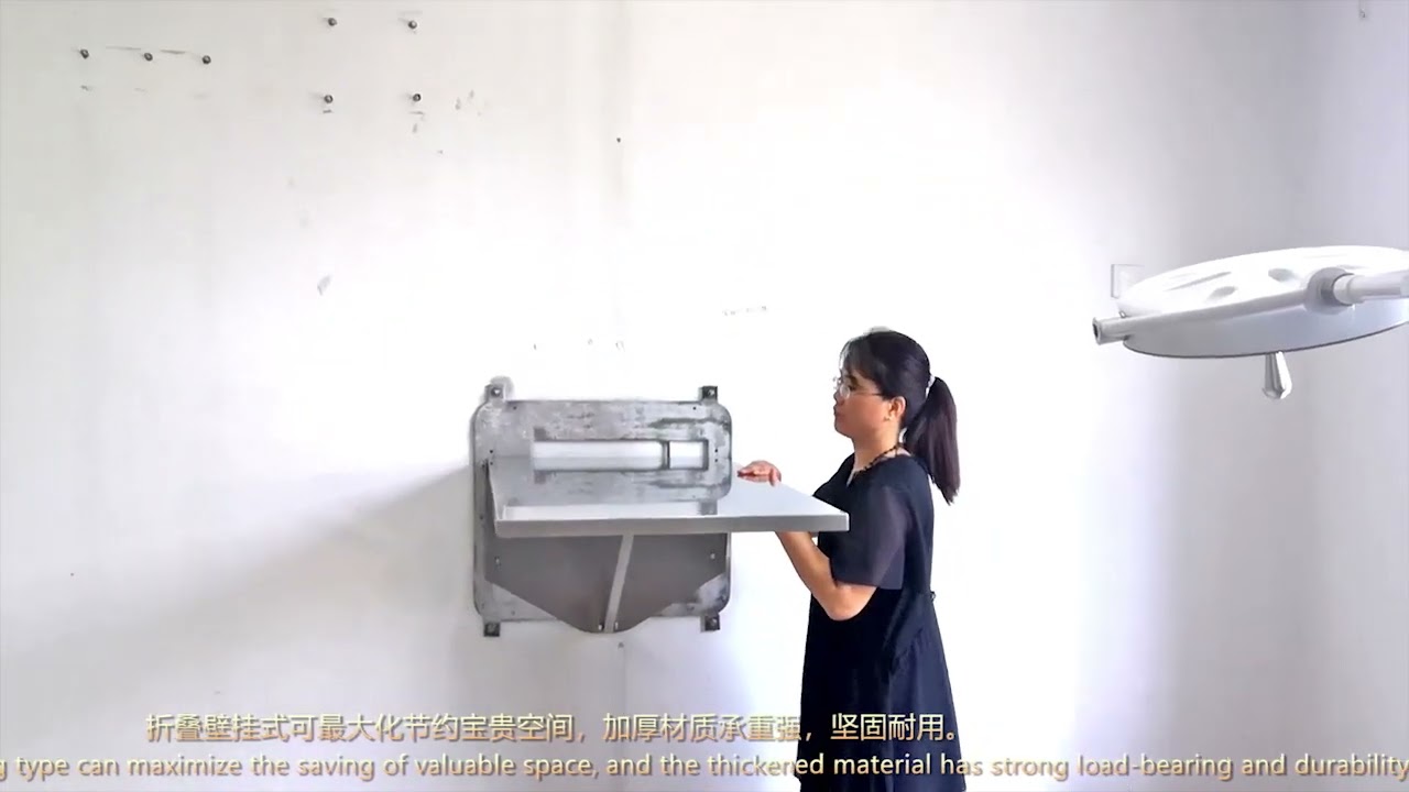 SpaceMax Pro: 304 Stainless Steel Wall-Mounted Foldable Exam Table