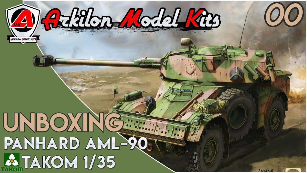 Unboxing AML-90 - Takom 1/35 - Part 00