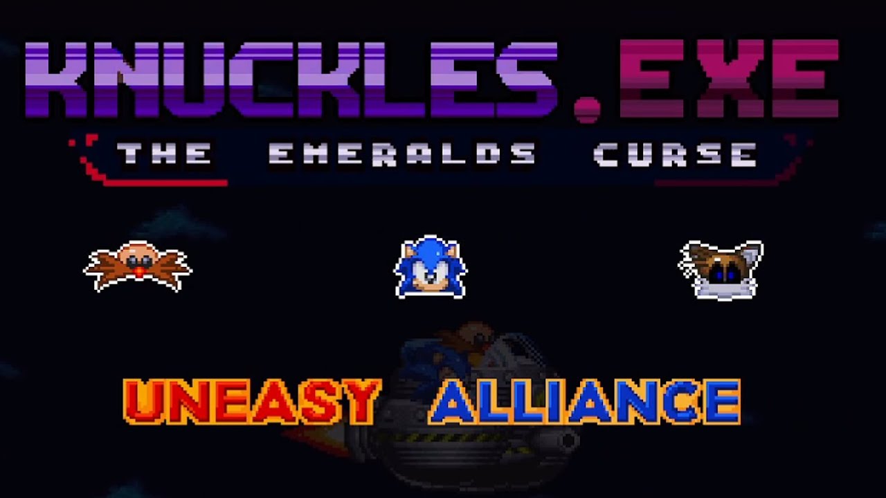 Knuckles.exe: The Emerald's Curse Eggman and Sonic duo