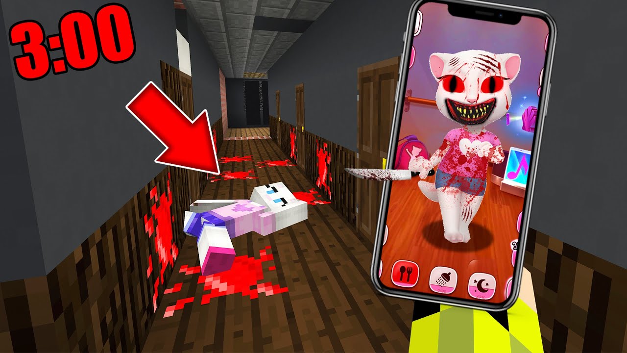 НЕ ИГРАЙ в ГОВОРЯЩАЯ КОШКА в 3 ЧАСА НОЧИ В МАЙНКРАФТ ! MY TALKING CAT MINECRAFT КРИПИПАСТА
