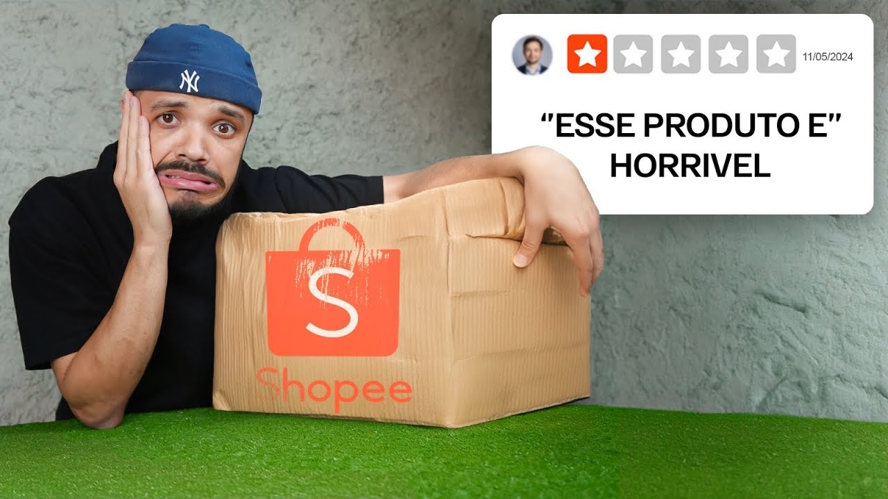 Testei os Piores Produtos com 1 ESTRELA da SHOPEE