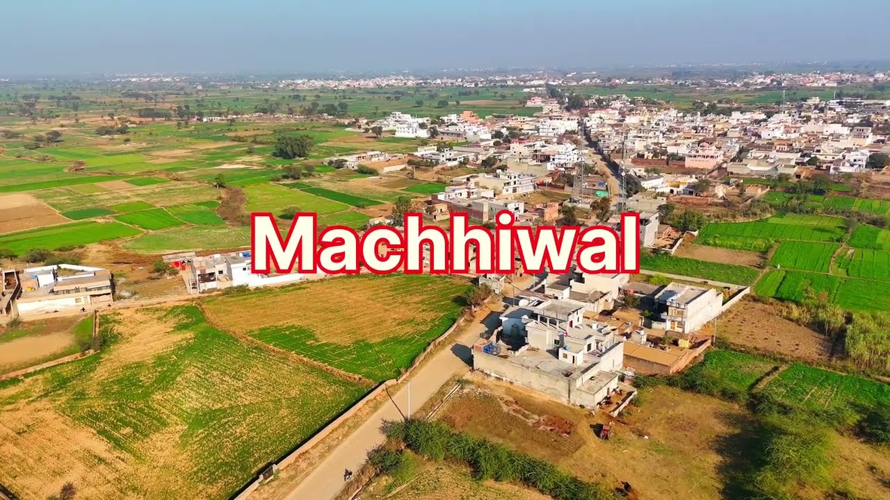 Machhiwal Village Drone View