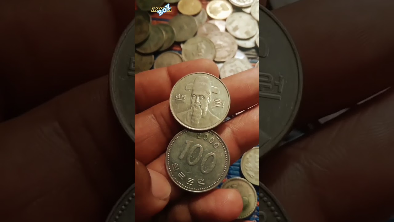 100 Won/South Korea 100 Won Coin/South Korea Coin