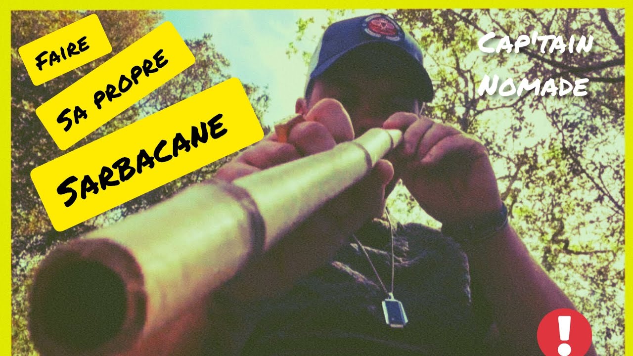 Fabriquer sa propre #sarbacane #vanlife #survie #vanaménagé