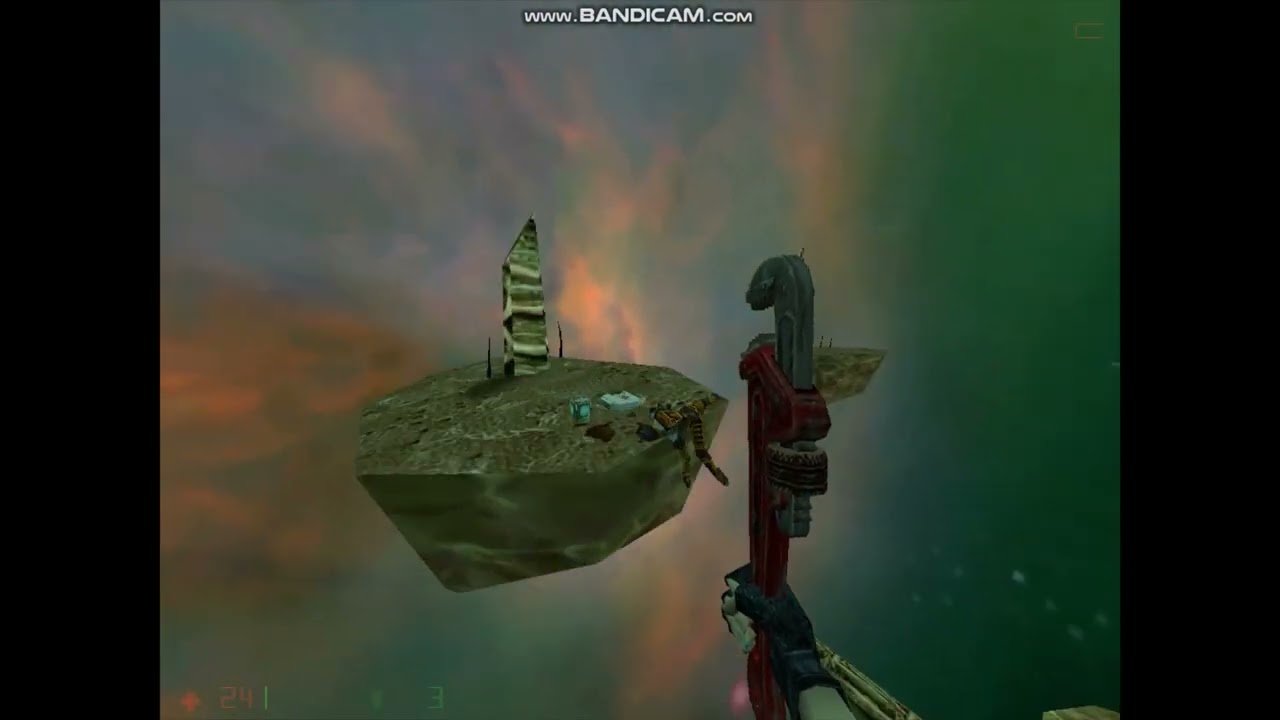 Half Life Opposing Force Gordon Freeman jumping into the portal