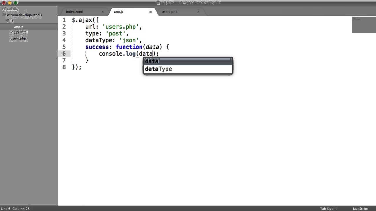 Using Chrome Developer Tools: Console (4/6)