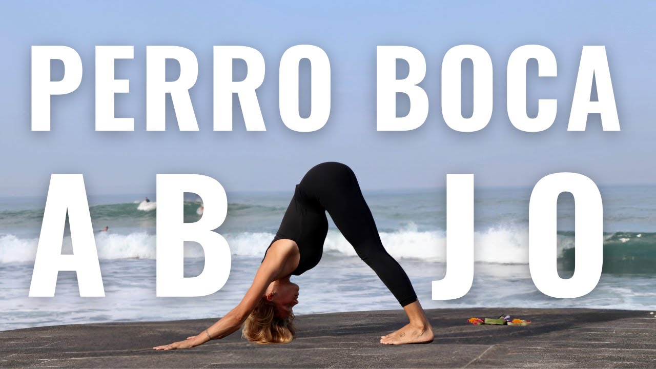 Tutorial perro boca abajo o adho mukha svanasana paso a paso - Lucía Liencres yoga
