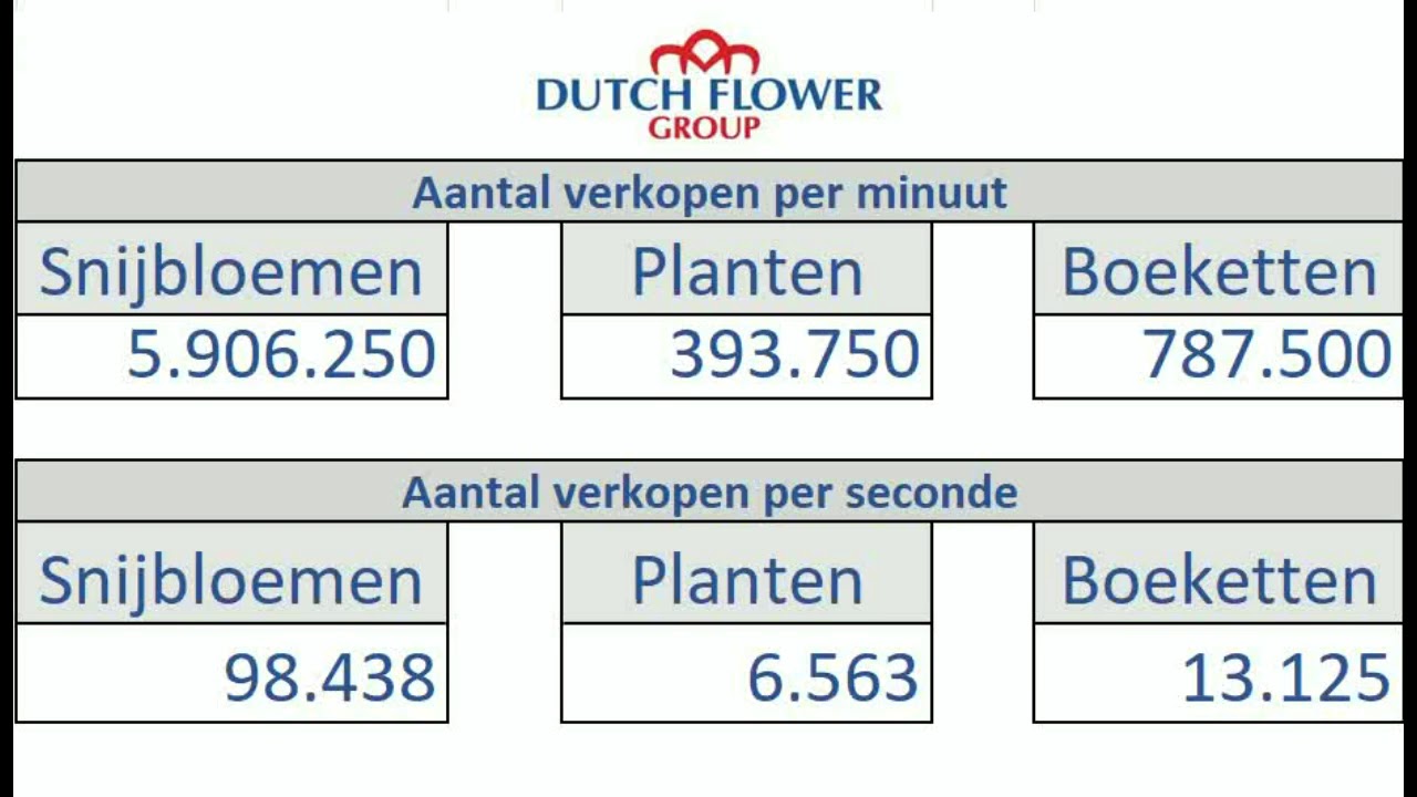 Dutch Flower Group verkopen in 5 minuten