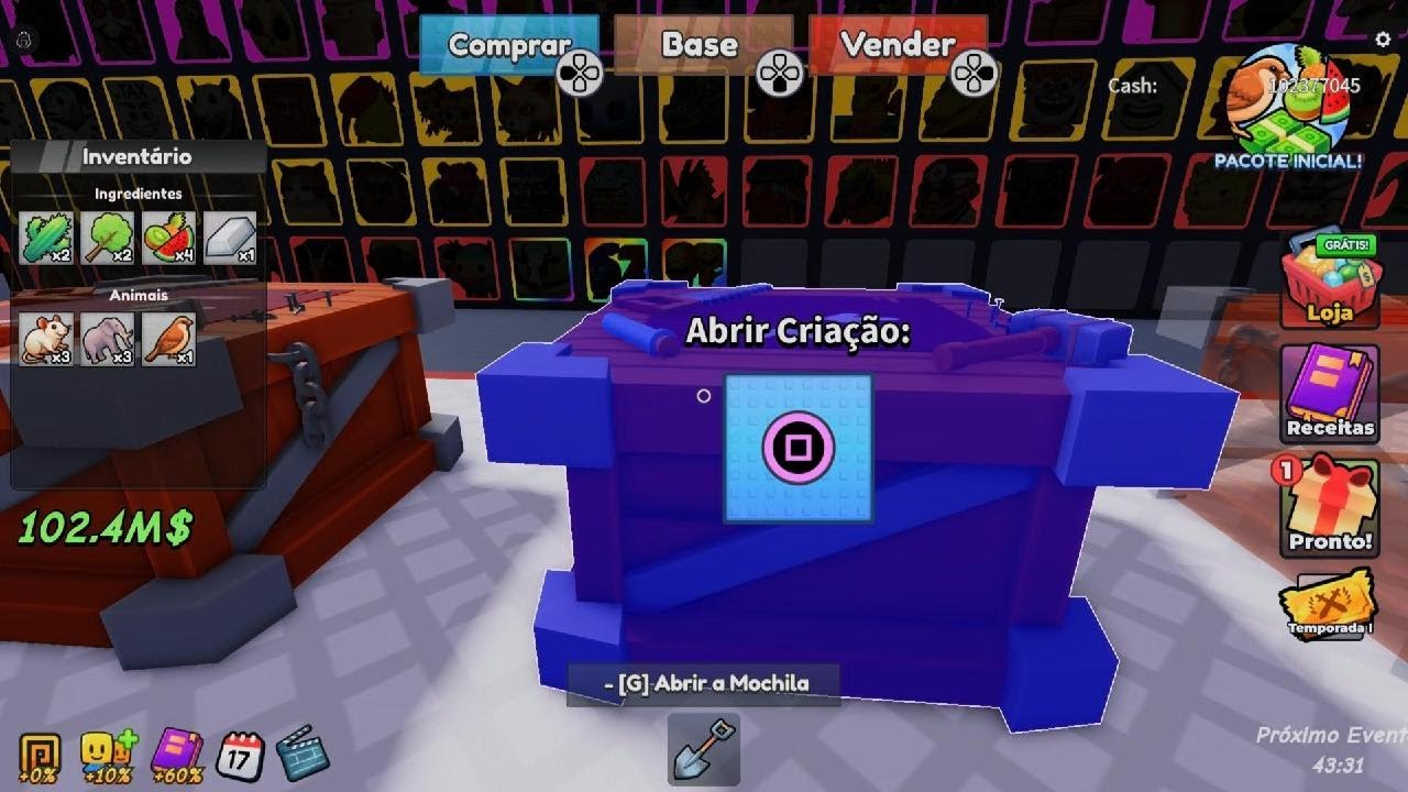 Parte 1 craft Brainrot no Roblox 😱