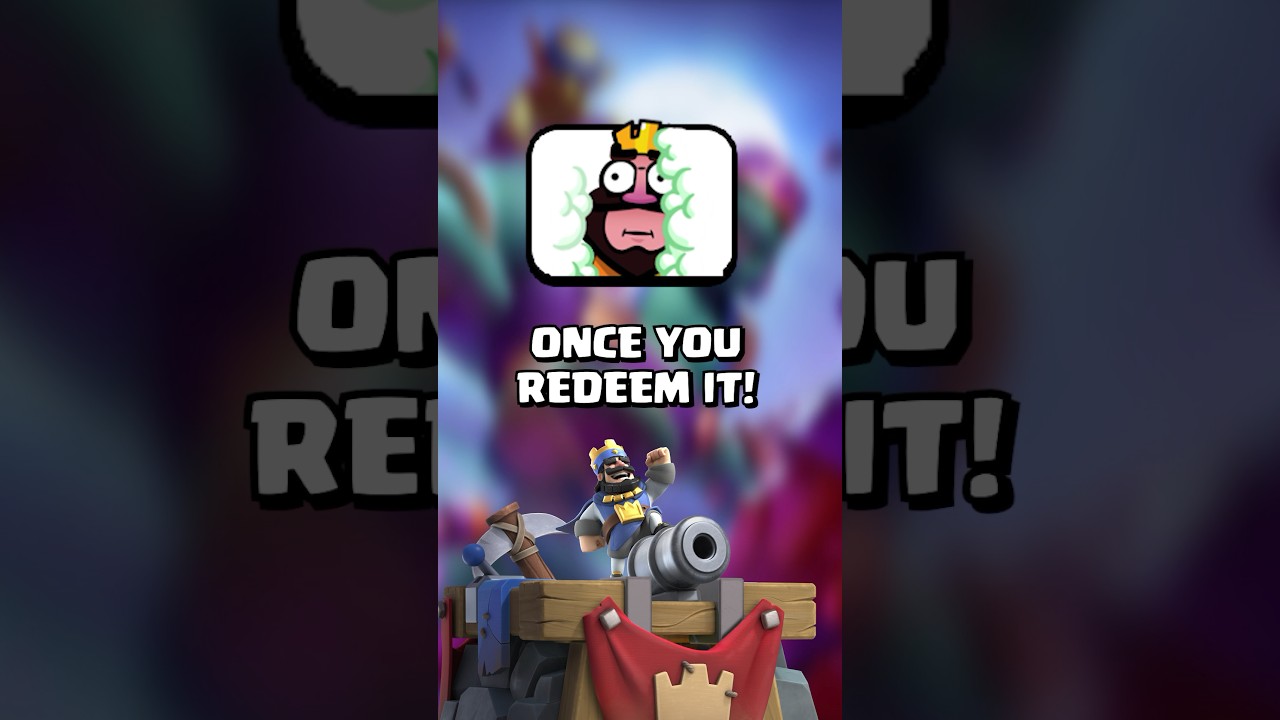 FREE Emote And Tower Skin! #clashroyale #shorts