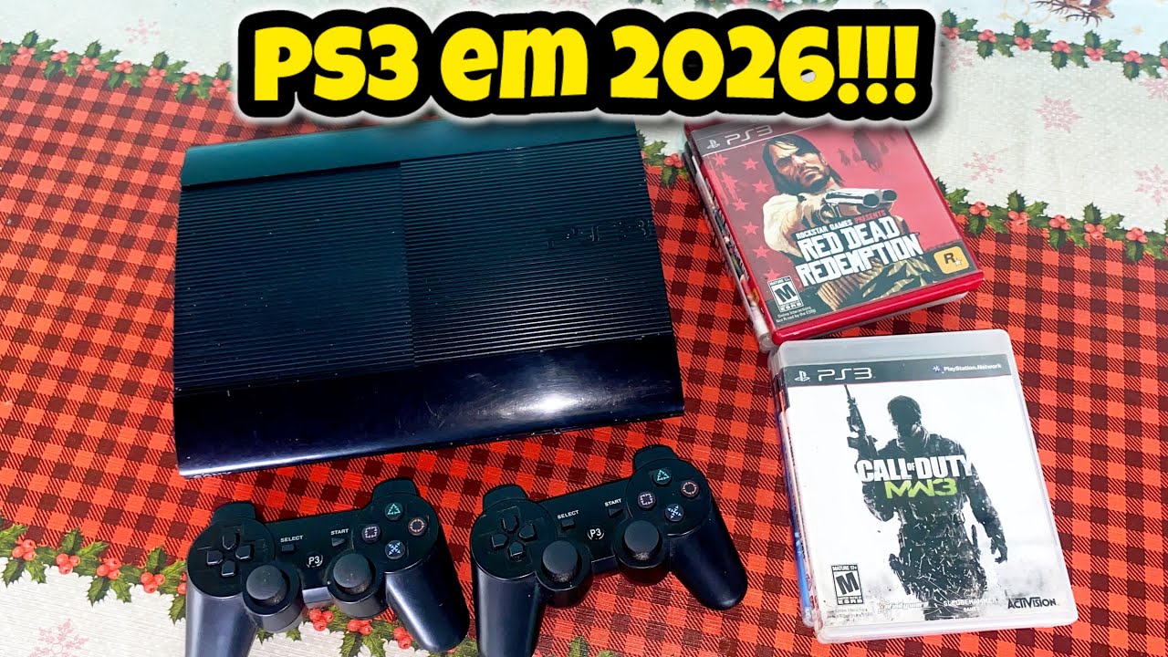 COMPREI UM PS3 DESBLOQUEADO em 2026! VALE A PENA?