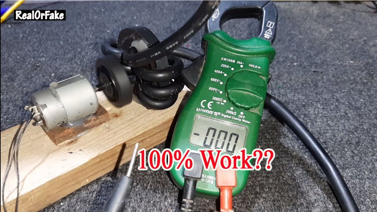 Real or Fake? #15mm Large Copper Wire make first current AC Electricity powerful Generator
