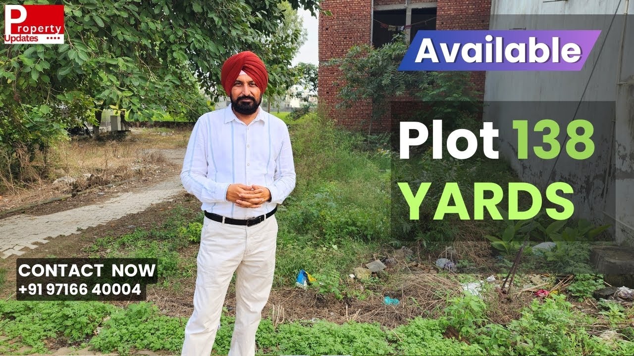 138 Yard Plot | 45 Feet Road | Prime Location | Sector 124 Kharar | Mohali