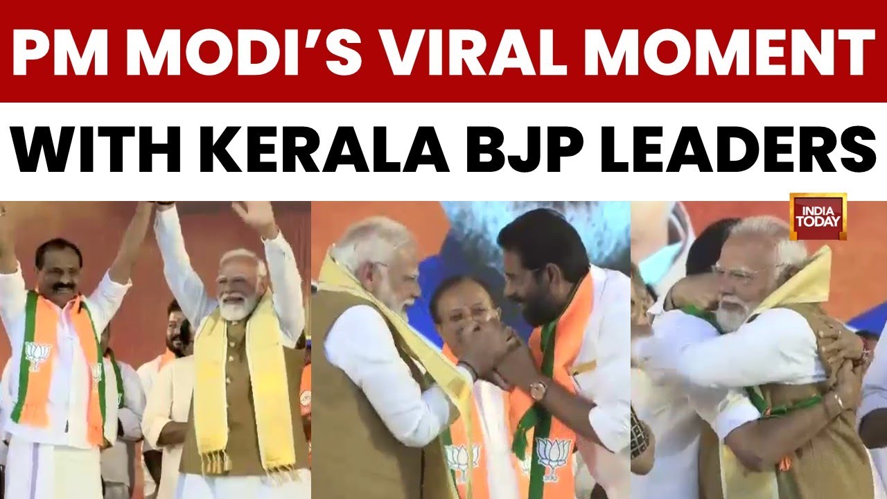 The Kerala Embrace: Prime Minister Modi's Bonhomie with Kerala BJP Leaders | India Today