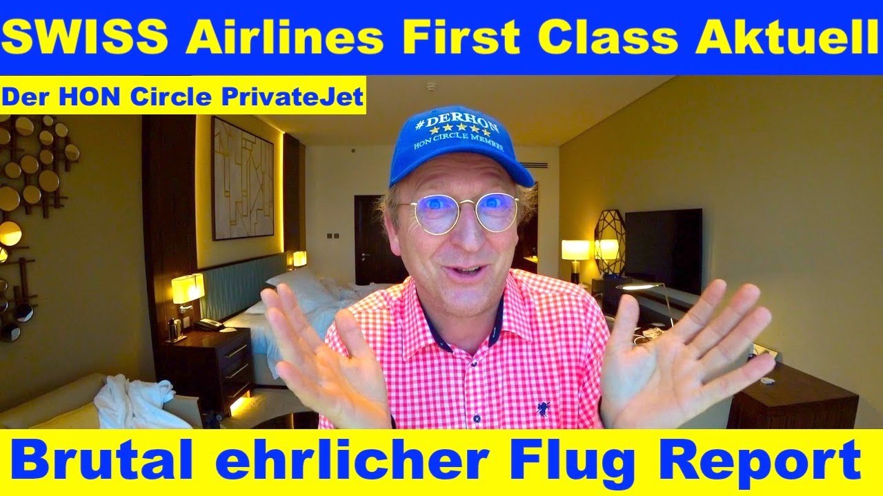 SWISS Airlines First Class Aktuell | Der HON PrivateJet