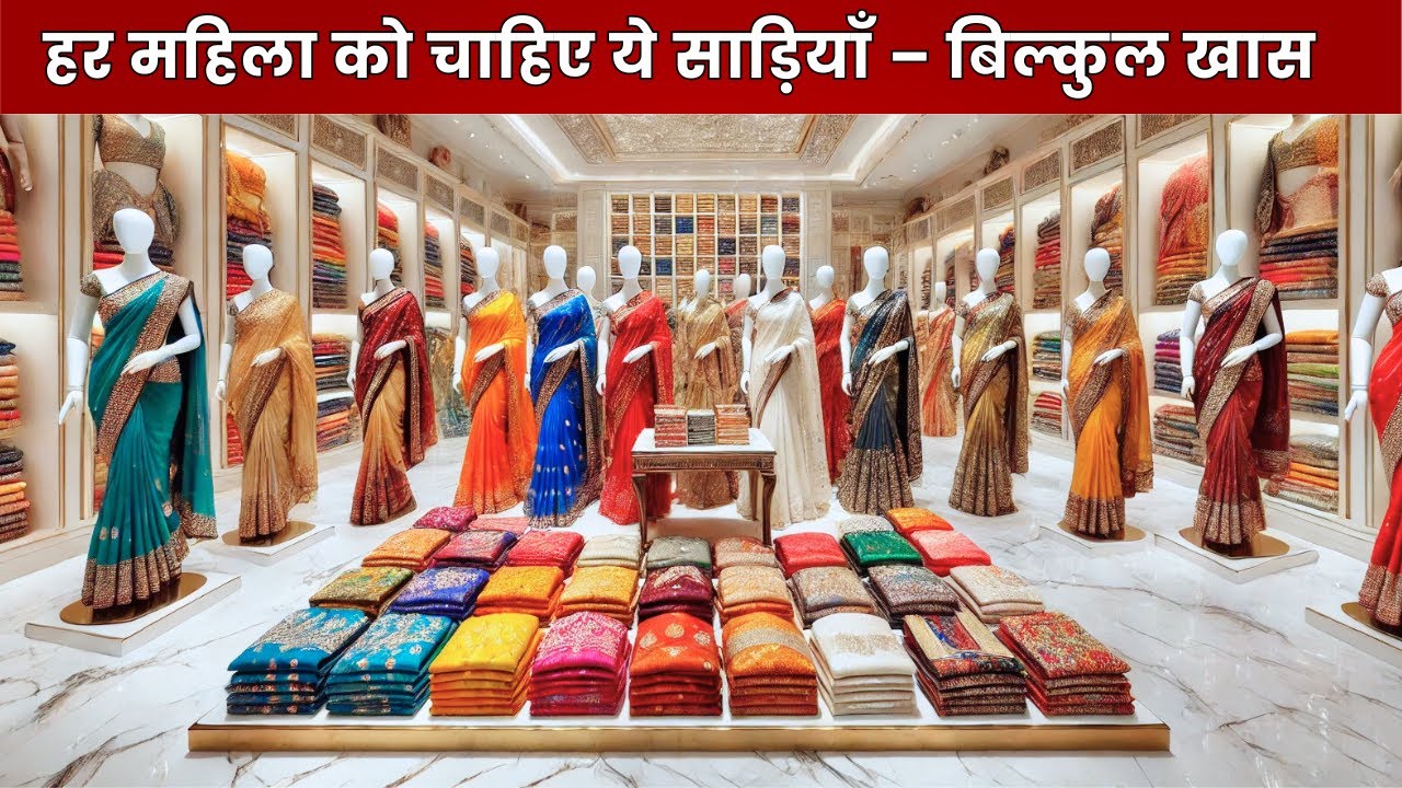 हर महिला को चाहिए ये साड़ियाँ – बिल्कुल खास | Silk Saree Manufacturers In Surat | saree wholesale