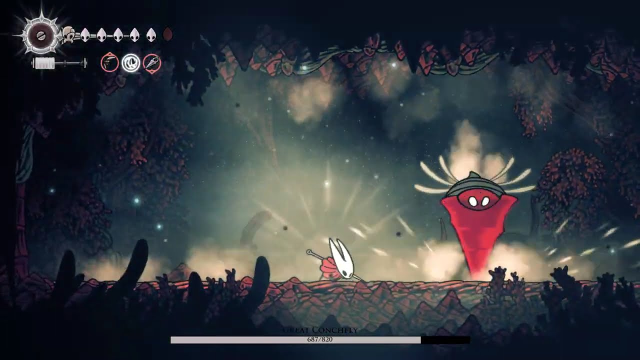Hollow Knight: Silksong - Raging Conchfly | Boss Fight