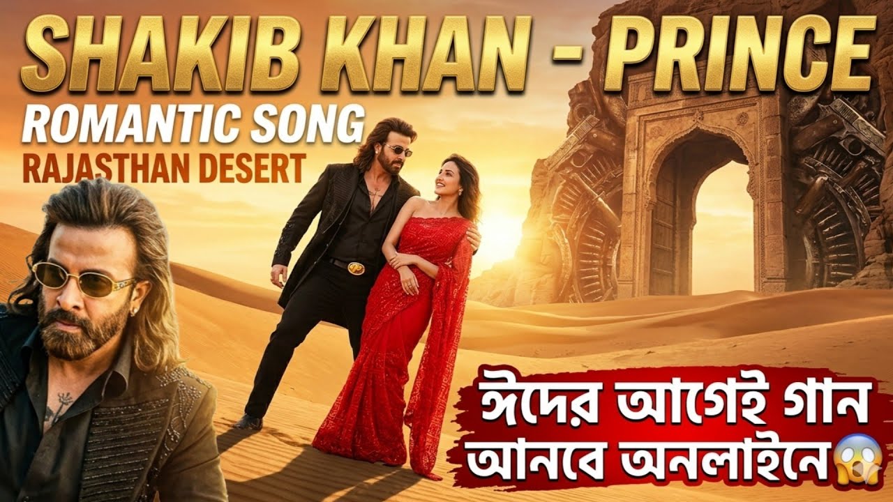 Shakib Khan PRINCE রোমান্টিক গান রাজস্থান বালিয়াড়িতেই🤩ঈদের আগেই গান দিয়ে দেবে অনলাইনে!