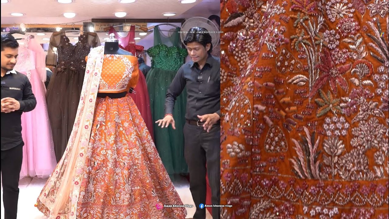 Best Premium Designs in Raees Lehenge House || Chandni Chowk