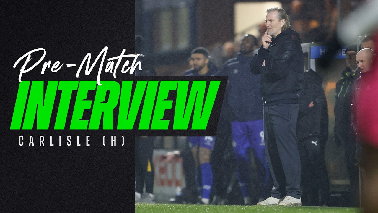 Robbie Savage pre-match | Carlisle (H)