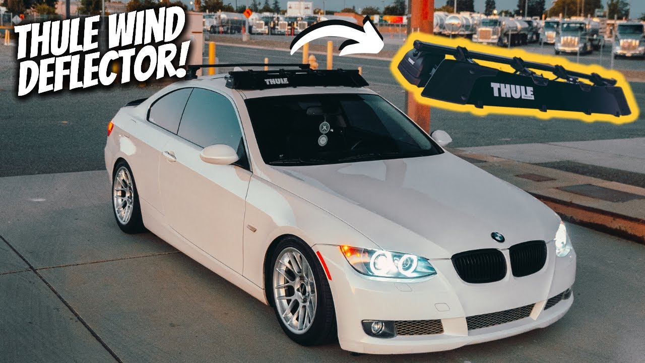 HOW TO INSTALL THULE WIND DEFLECTOR FAIRING ON YOUR CAR!