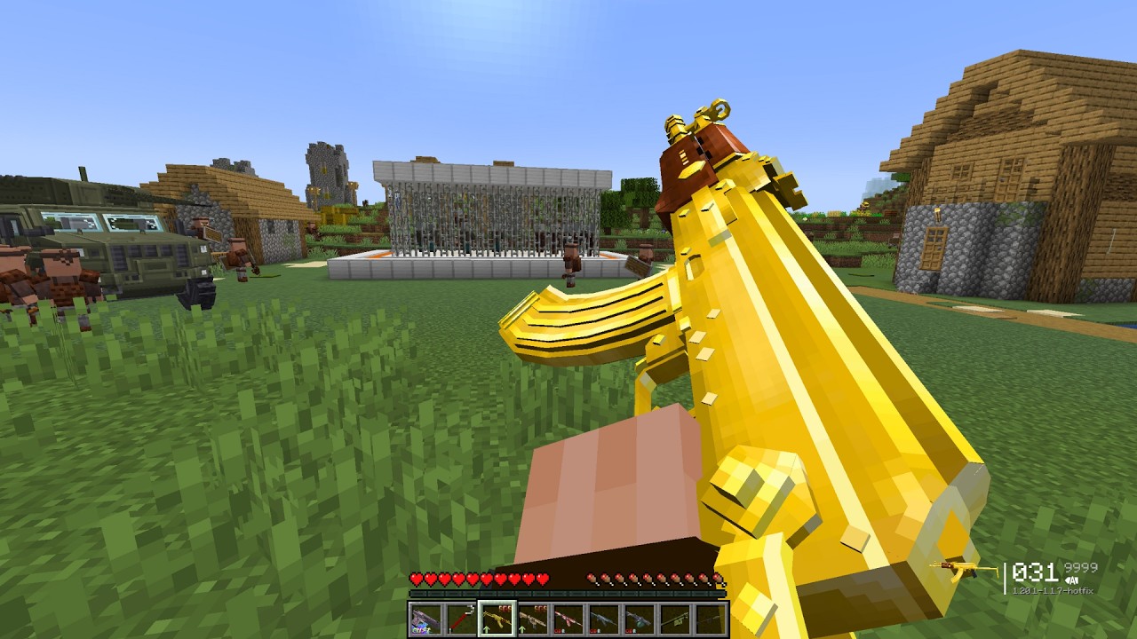 Villagers Kidnapped the Pillager Army… So I Rescued Them with Modern Weapons! 😱💥