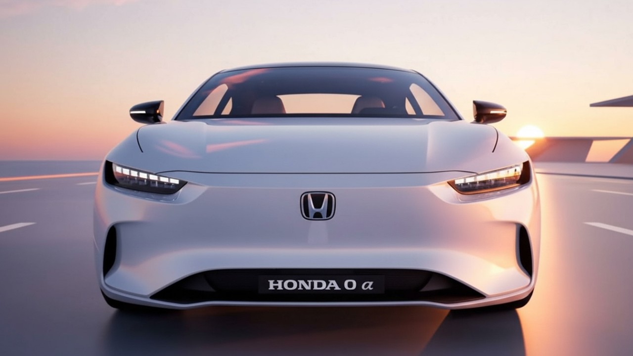 Honda 0 α – The Ultra-Minimal Futuristic EV Concept | Cinematic Drive