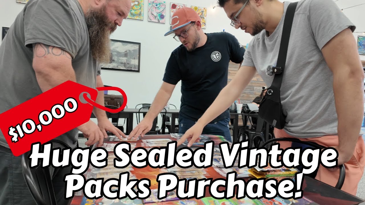 $10000 Vintage Sealed Lot Purchase | Pokemon Buyer POV