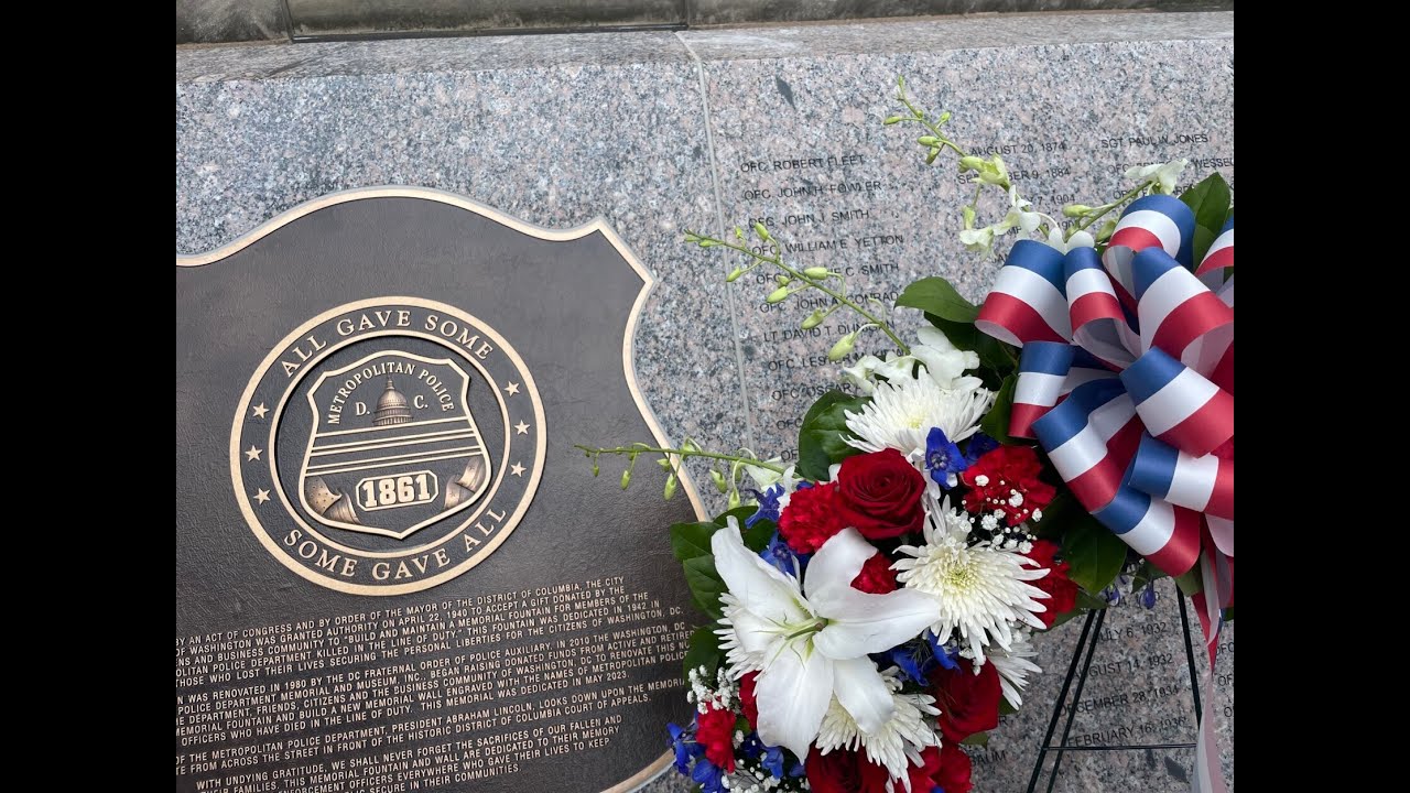 DC Police Memorial| The Making and Dedication of the Memorial - a Story of a Personal Mission | 2023