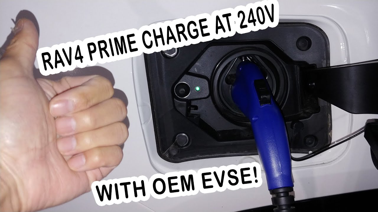 Rav4 Prime OEM EVSE Level 2 Adapter Mod Experiment