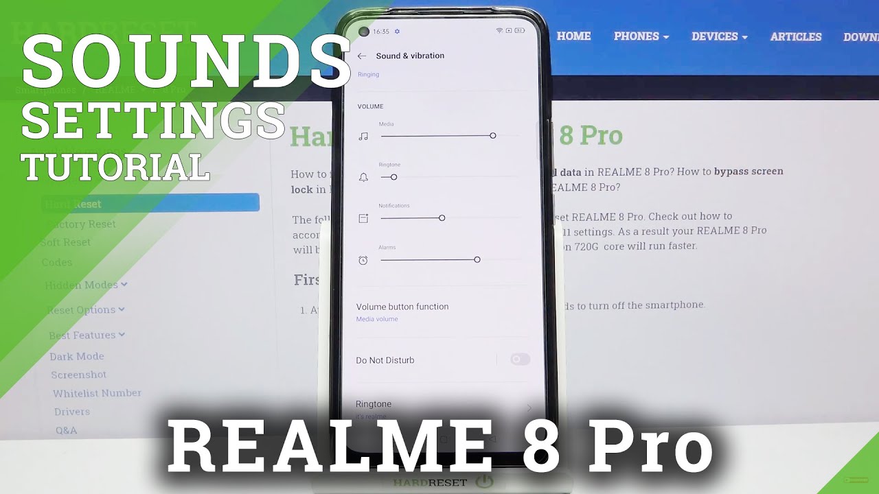 How to Find Sound Settings in REALME 8 Pro &ndash; Manage Sounds