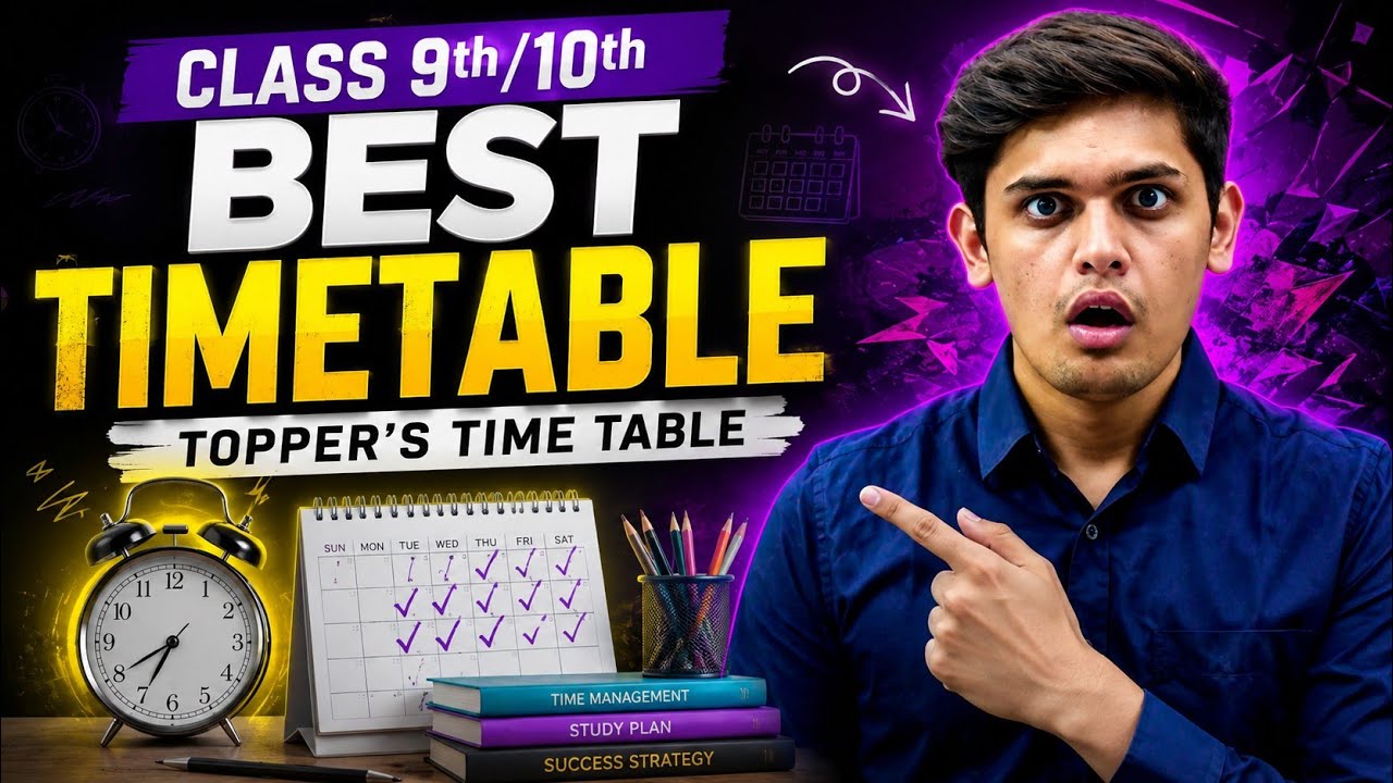 Best Timetable For Half Yearly + Board Exam🔥 | Toppers Secret Reveal 😲🤫