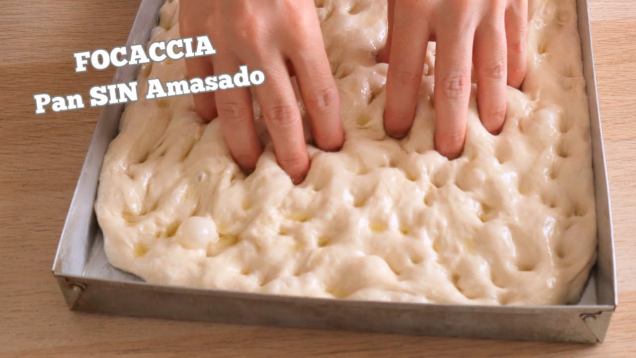 Focaccia | Nadie te lo ha explicado igual | Pan SIN Amasado | La Dulce Eva