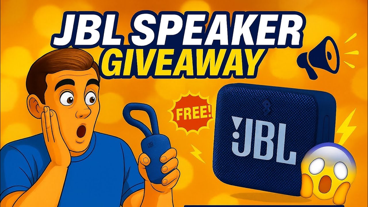 JBL GO 4 Speaker Giveaway 🔊 | Win FREE Bluetooth Speaker