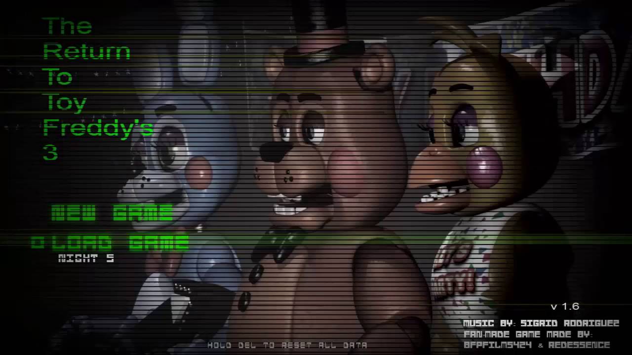 The Return to Toy Freddy's 1 , 2 , 3 , 4
