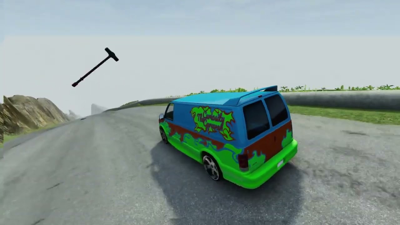 Cars vs hammer #beamngdrive