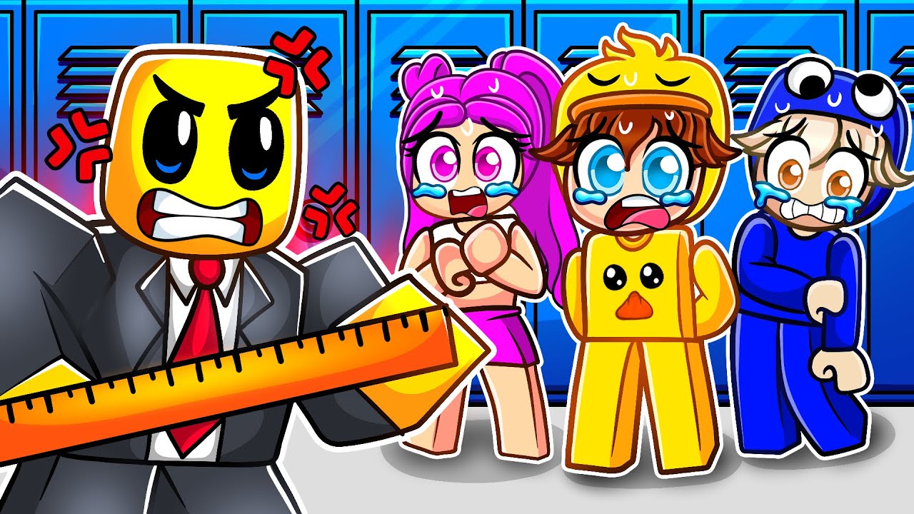 OPGESLOTEN In STRENGSTE SCHOOL Ter Wereld! (Roblox)