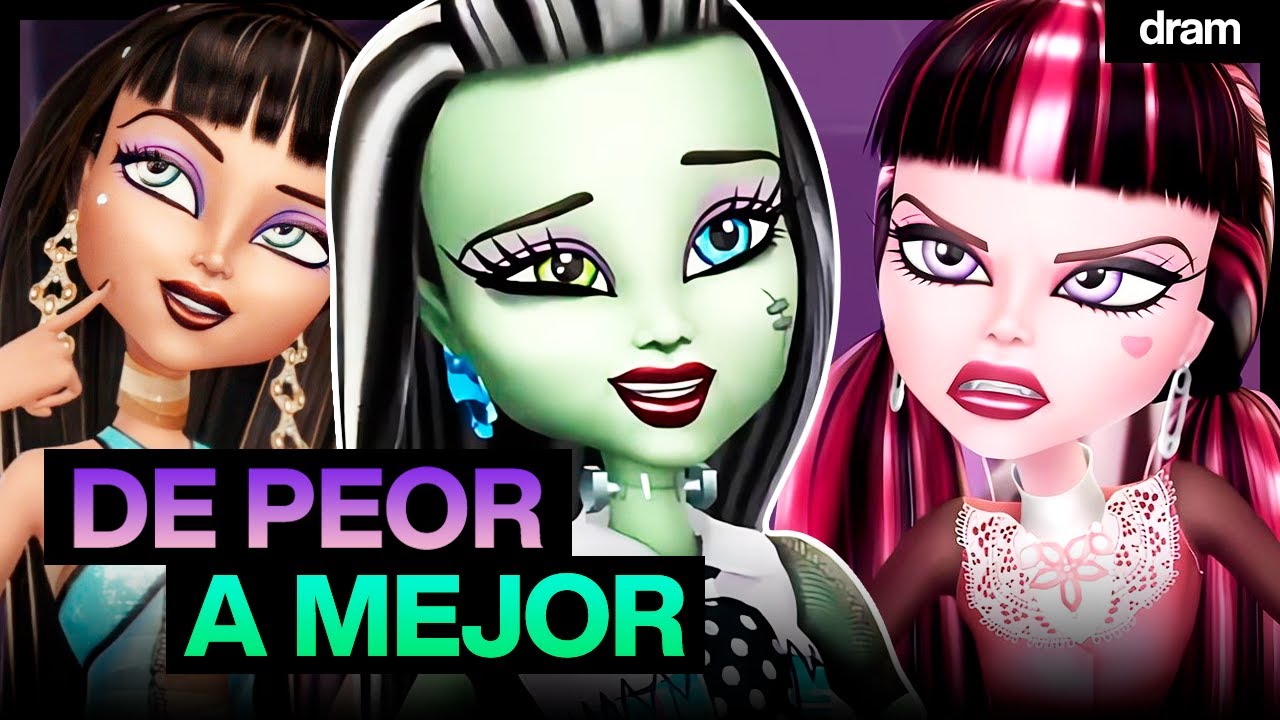 Las 16 PELICULAS de MONSTER HIGH de PEOR a MEJOR