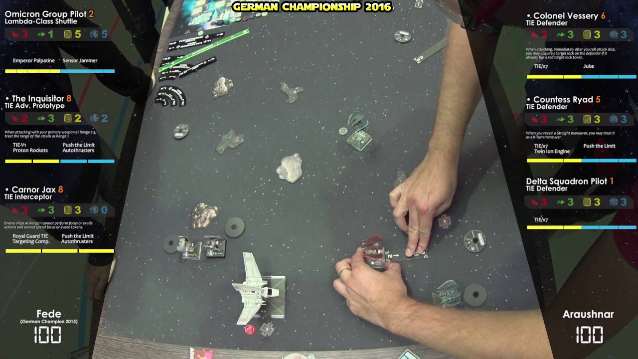 X-Wing Deutsche Meisterschaft 2016 - Viertelfinale
