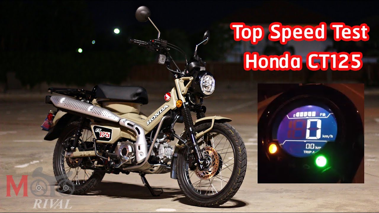 Top Speed Test Honda CT125 by MotoRival