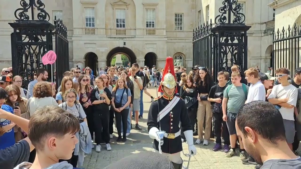 PETER ELLIS SURROUNDED BY TOURISTS #peterellis