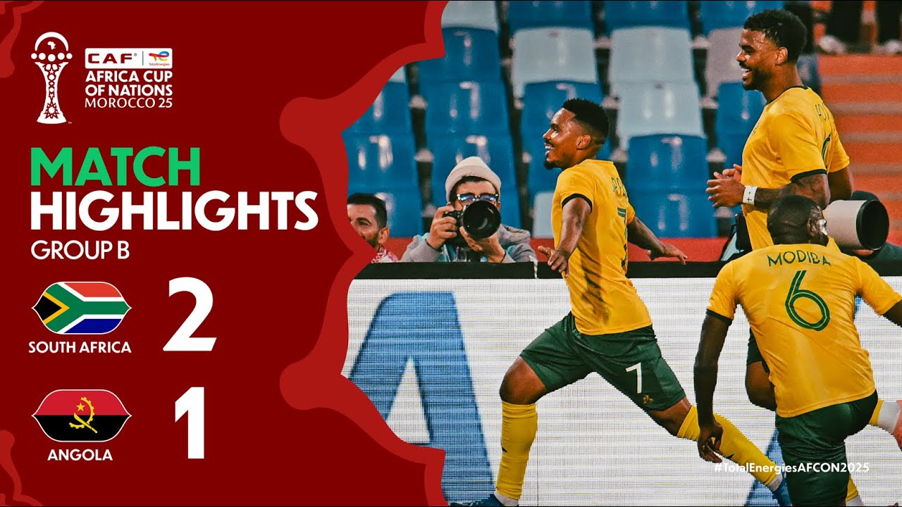 HIGHLIGHTS | South Africa 🆚 Angola | #TotalEnergiesAFCON2025 - Group B