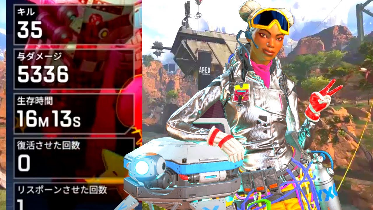[APEX LEGENDS]35キル優勝