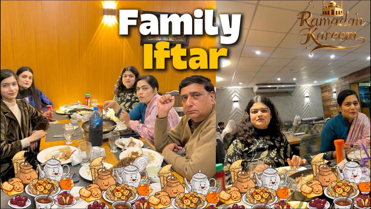 Family Sath Iftari♥️ Eid Dresses colour Final kr liye 😁
