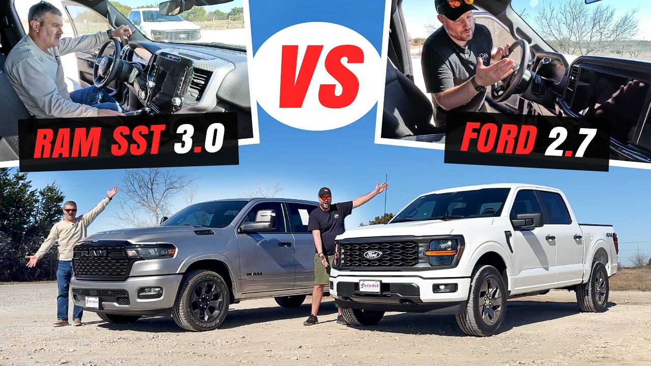 Сравнение бюджетных пикапов: Ram SST против Ford 2.7